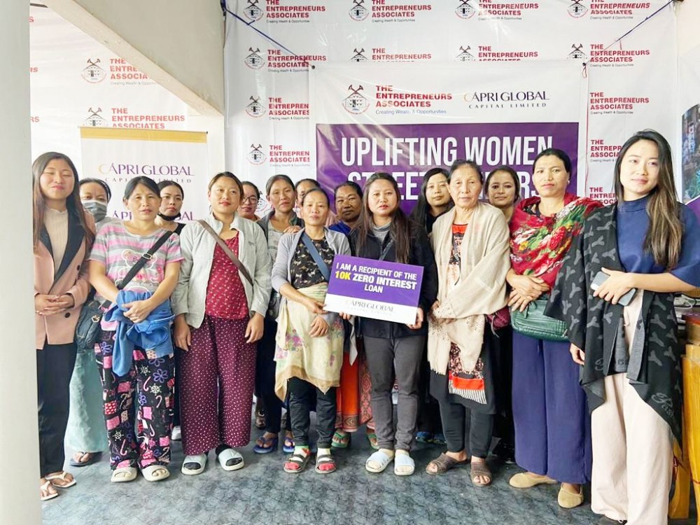 Entrepreneurs Associates disbursed Zero Interest Loans to 19 women vendors in Kohima on November 3.